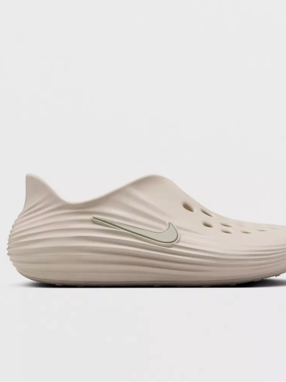 Nike Men’s Slip-On Foam Clog in Light Taupe
